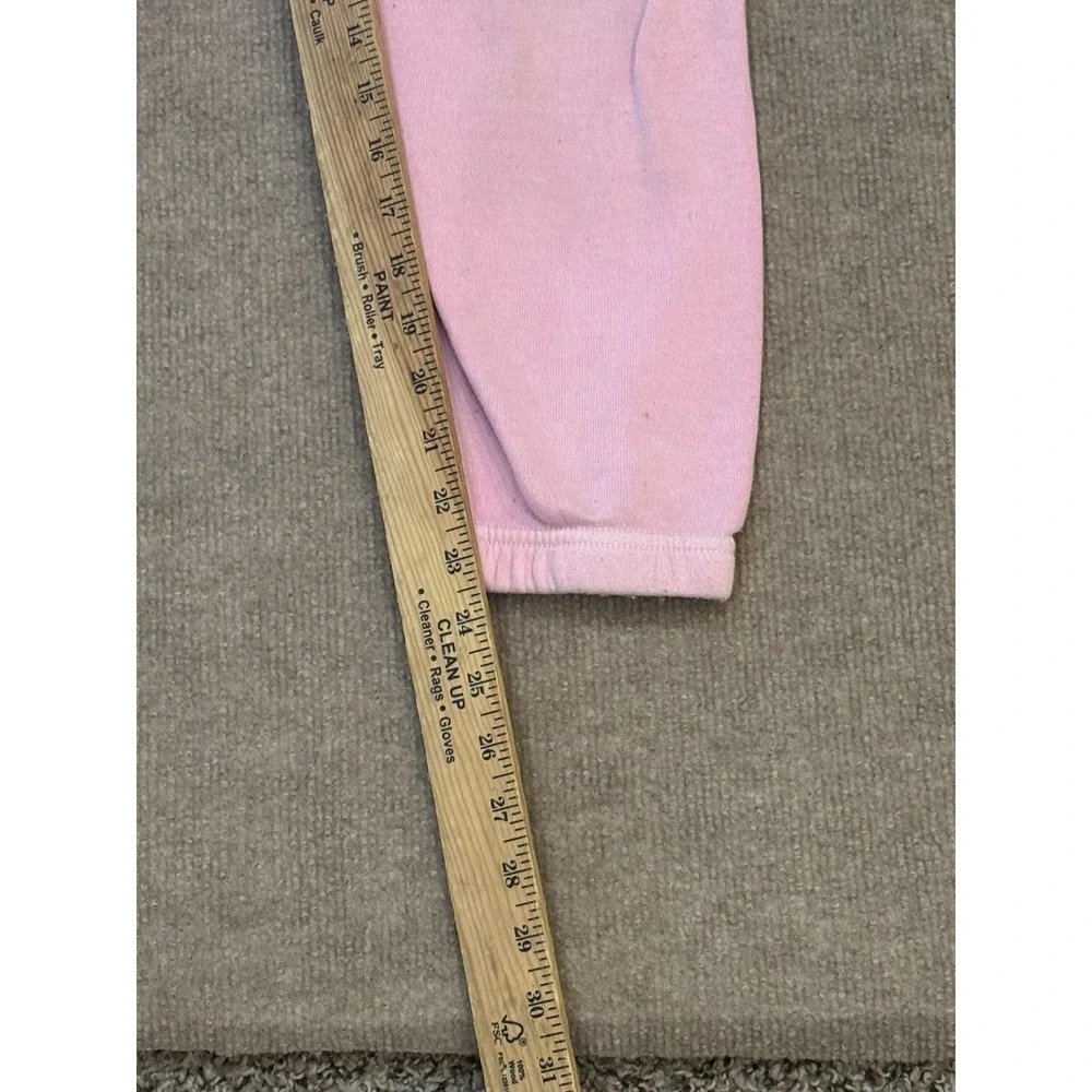 Aviator Nation Sweatpants Youth Size 12 Pink Joggers USA Made Lightning Bolt